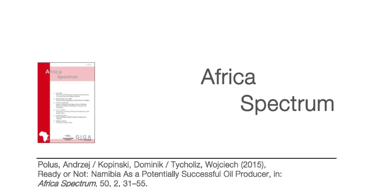 Ready or Not: Namibia as a Potentially Successful Oil Producer (2015)